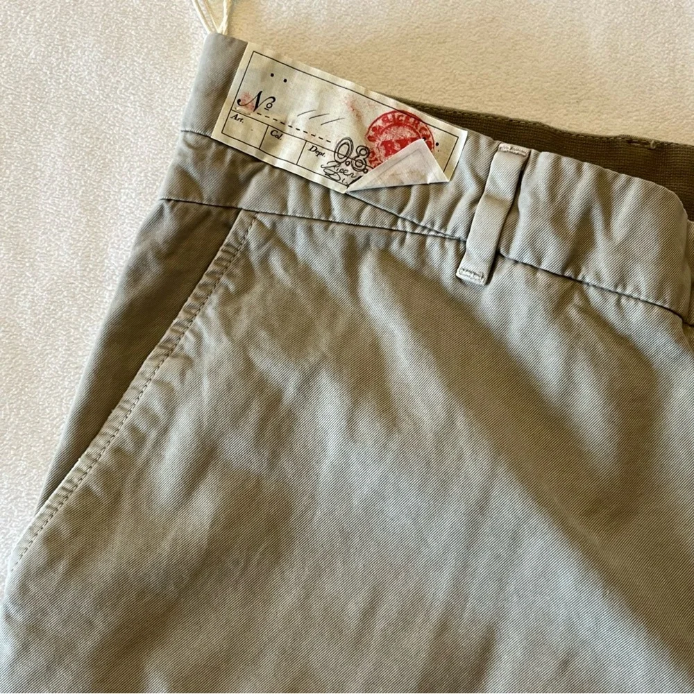 Incotex RED Women's Sz 29x31 100% Cotton BEIGE Straight Leg Chino Khaki Pants - Picture 12 of 16